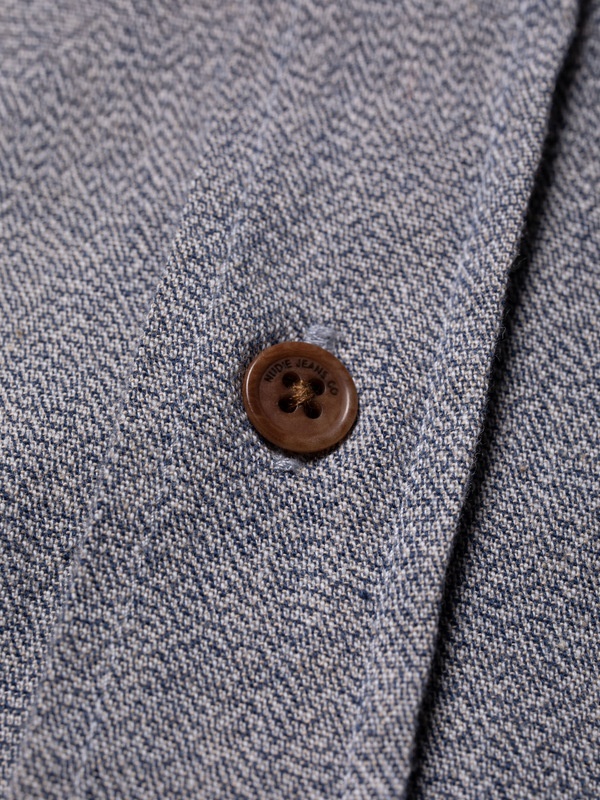 John Button Down Shirt Bluemelange - 6