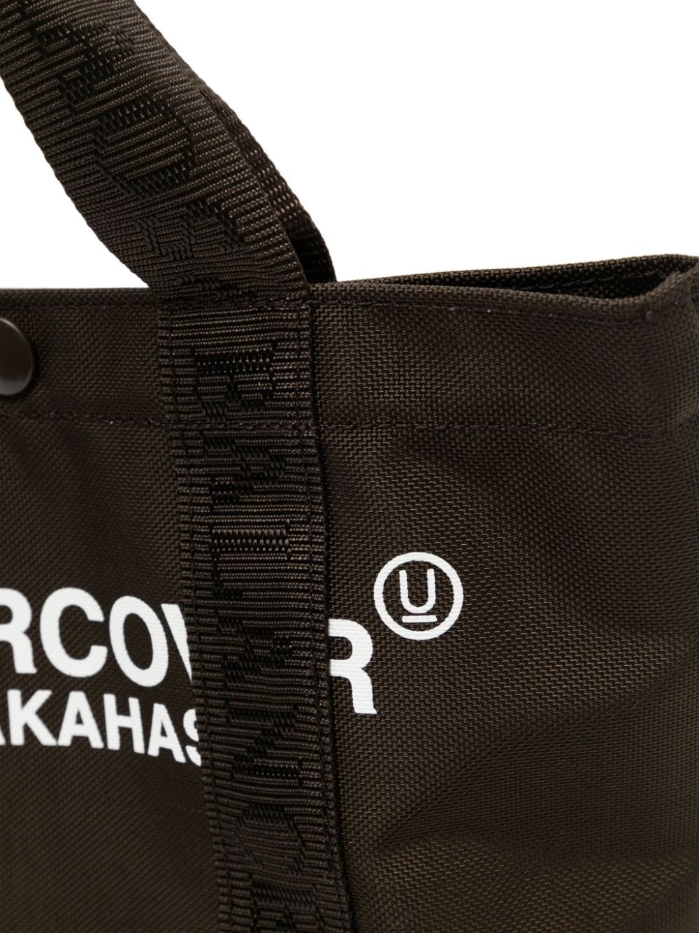 logo-print canvas tote bag - 3