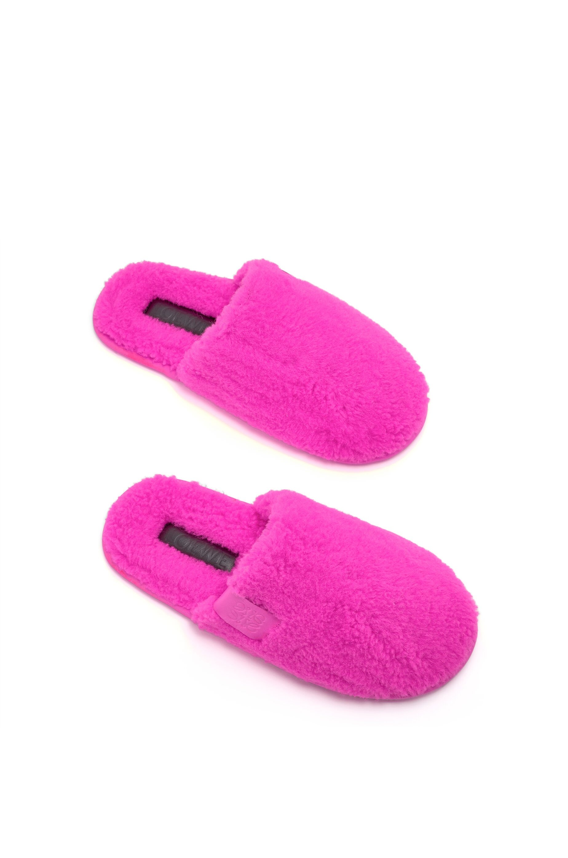 Slipper in neon fleece - 3