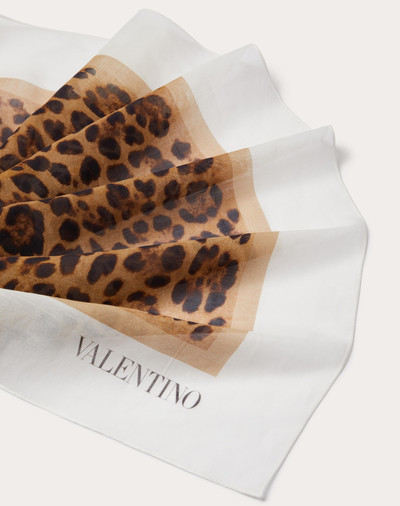 Valentino VALENTINO ESCAPE SARONG + CLUTCH BAG IN ANIMALIER COTTON AND SILK outlook