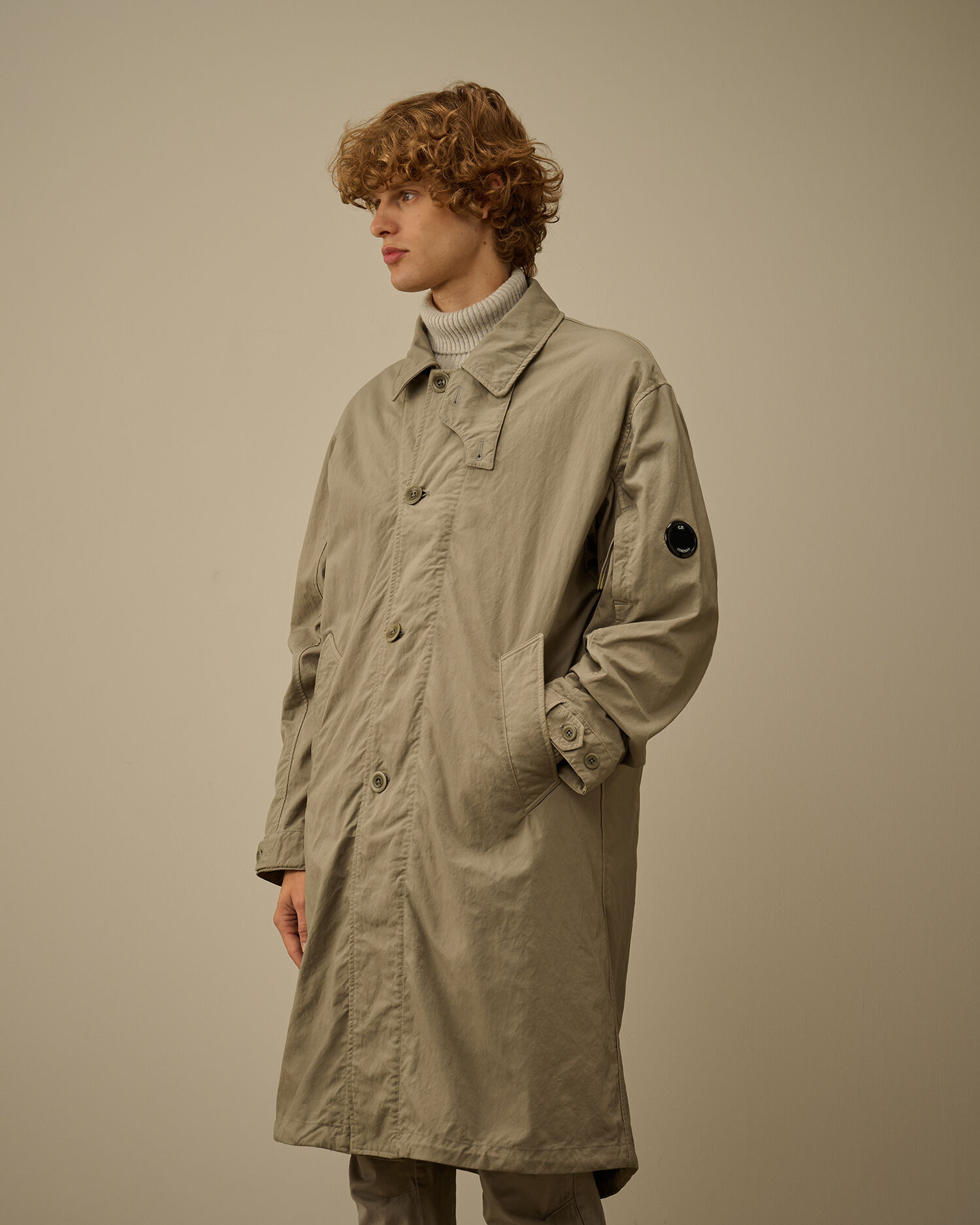 Twill Fishtail Padded Coat - 3