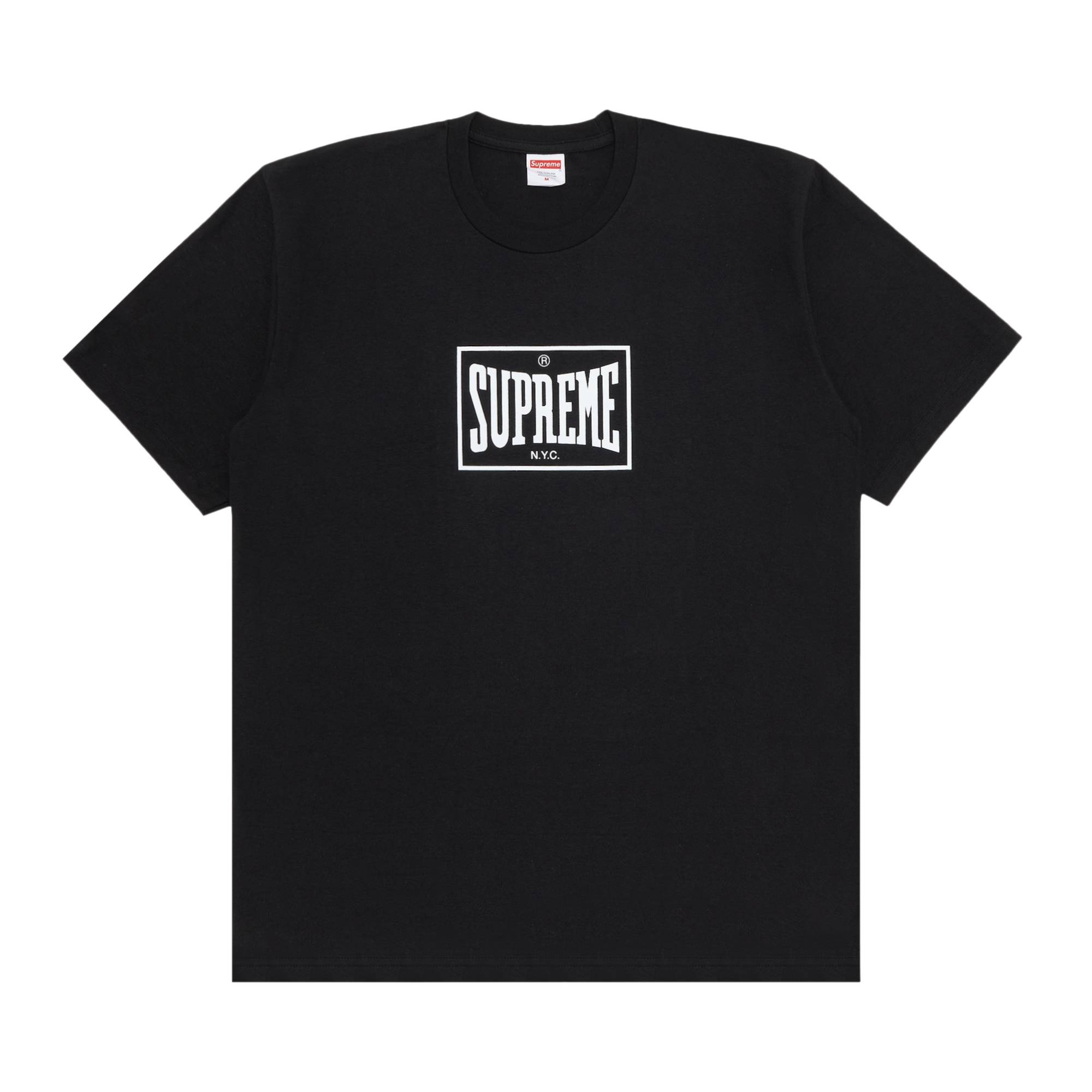 Supreme Warm Up Tee 'Black' - 1