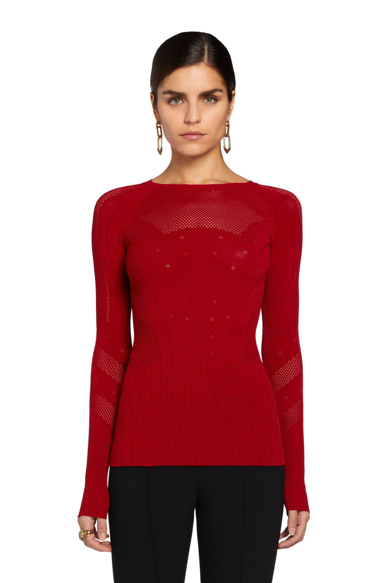 Long-sleeve jersey top 4