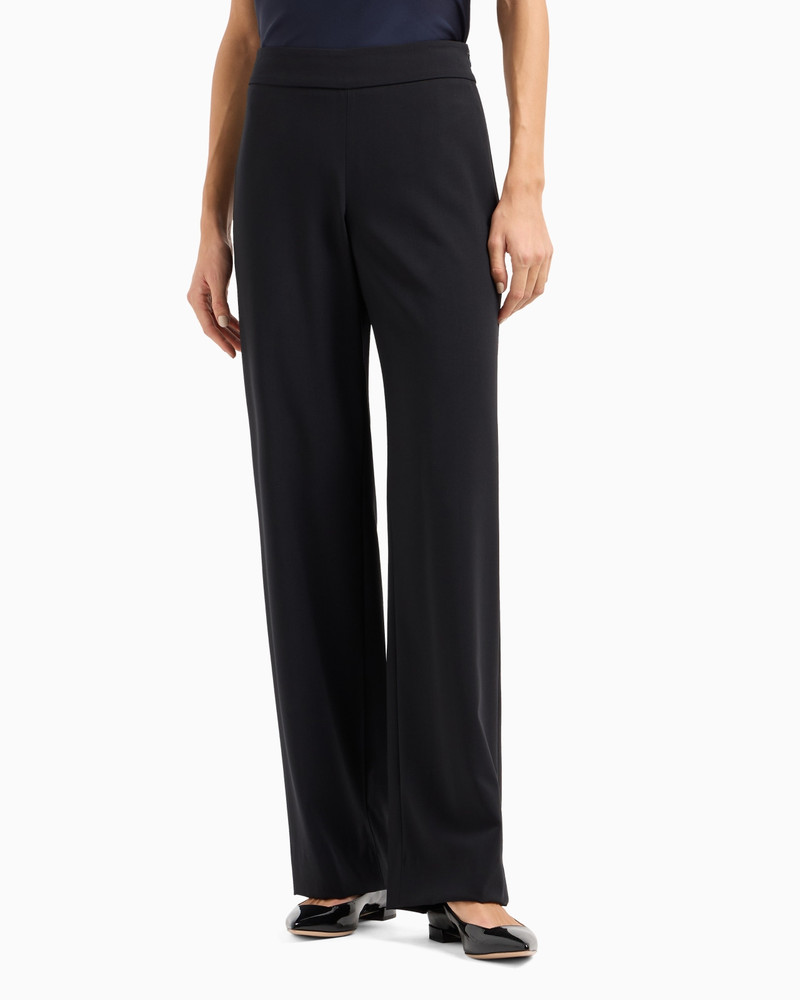 GIORGIO ARMANI Wool crepe trousers outlook