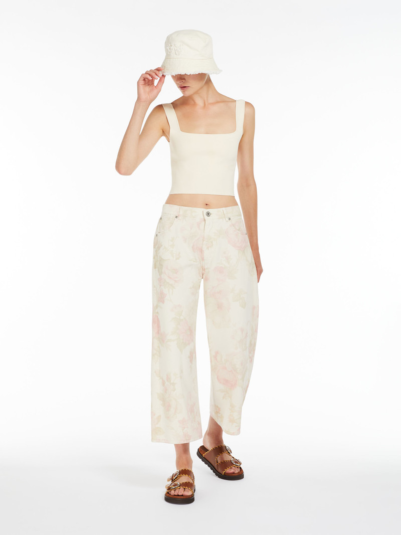 Max Mara RODANO Cotton bull denim jeans outlook