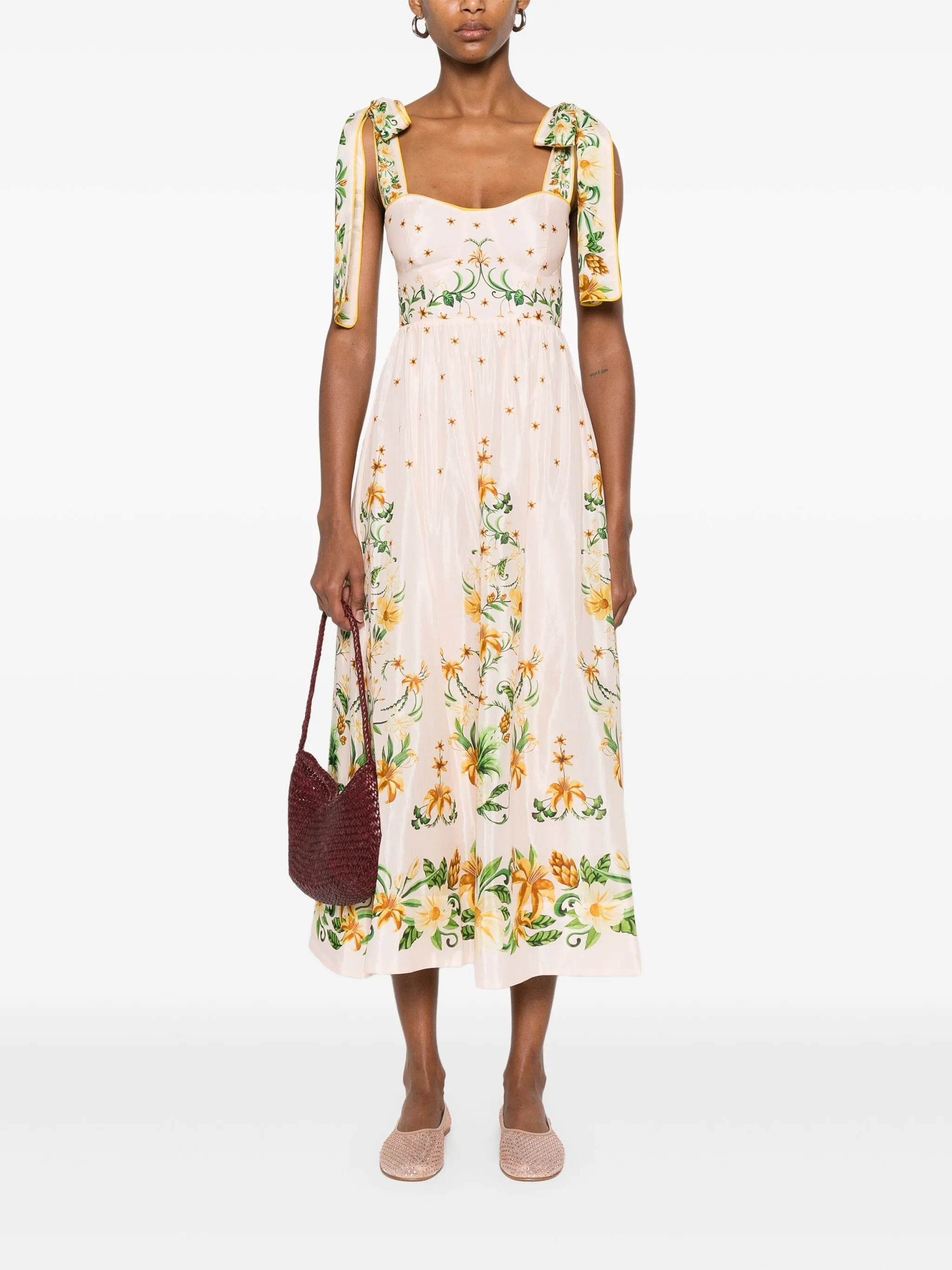 Farm Rio Botanical Beauty Midi Dress - 5
