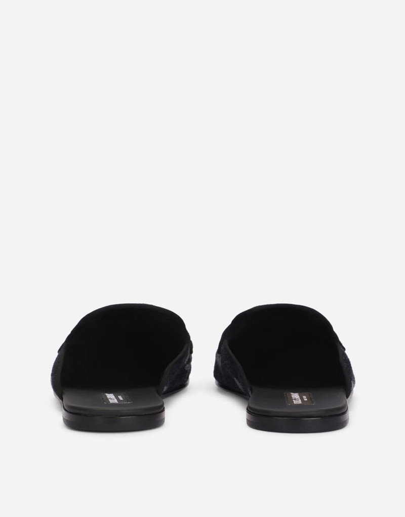Dolce & Gabbana Denim slippers with logo outlook