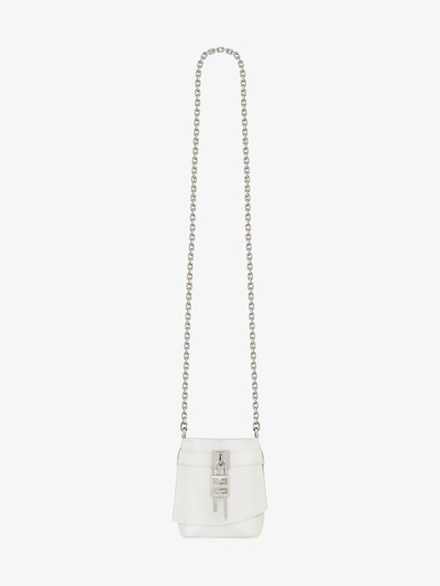 Givenchy MICRO SHARK LOCK BUCKET BAG IN BOX LEATHER outlook