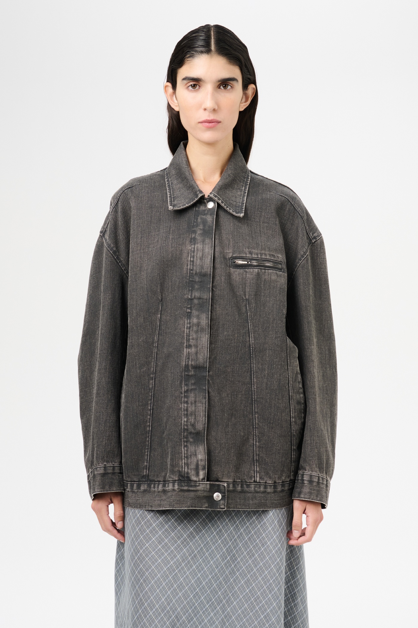 Draft Jacket Black Coated Wash - 3