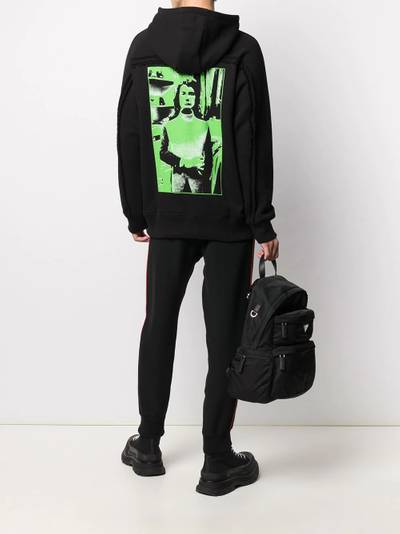 Paul Smith graphic print drawstring hoodie outlook