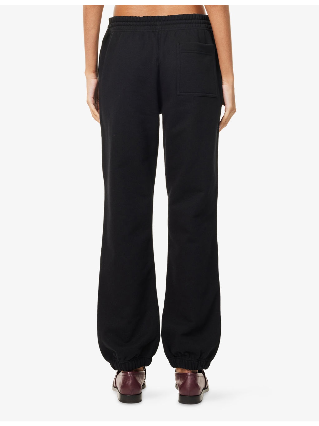 Brand-Embroidery Straight-Leg Cotton-Jersey Jogging Bottoms - 4