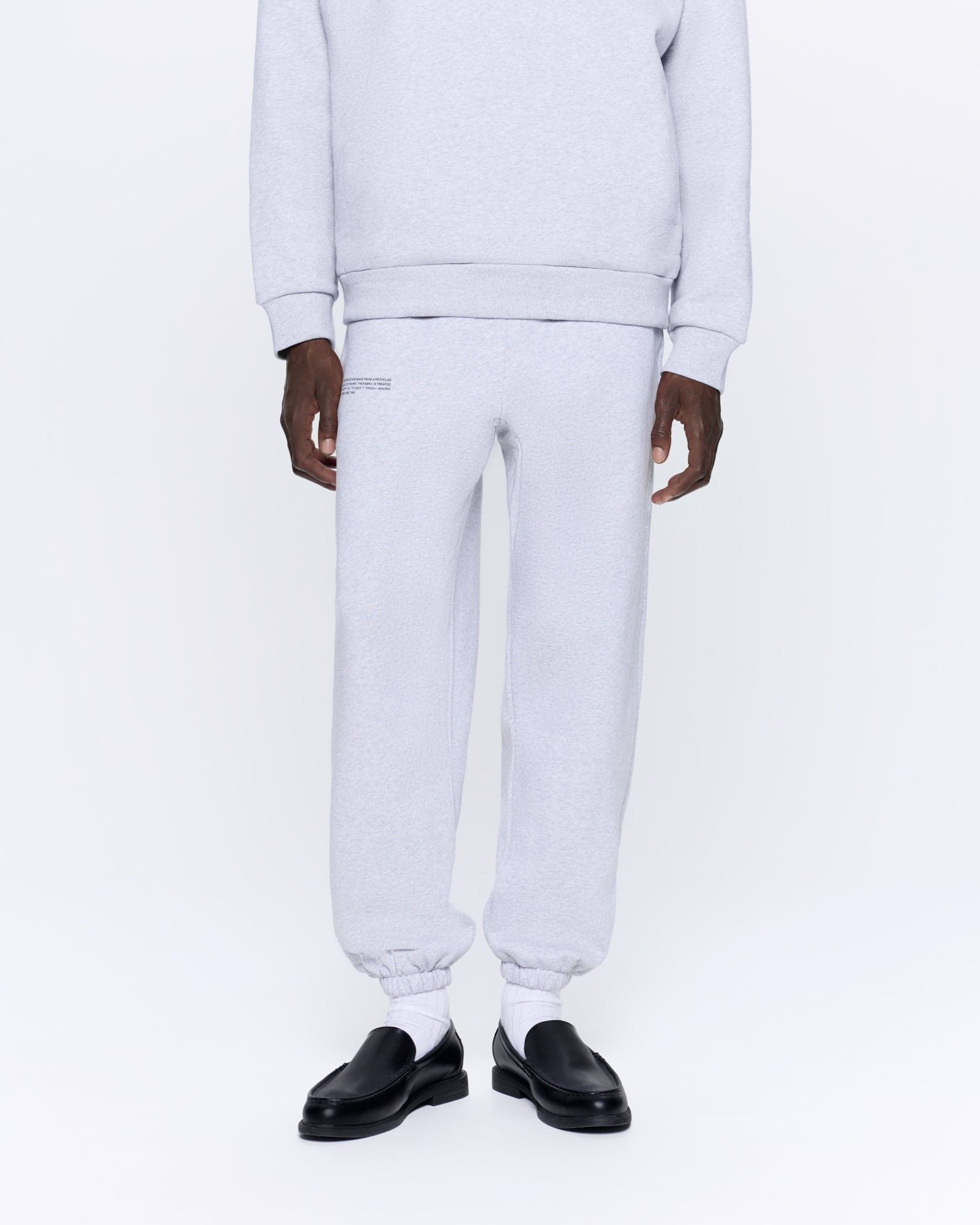 Mens 365 Heavyweight Track Pants - Grey Marl - 3