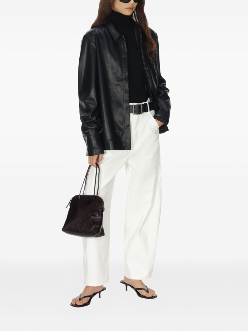 UMA WANG leather zip tote bag outlook