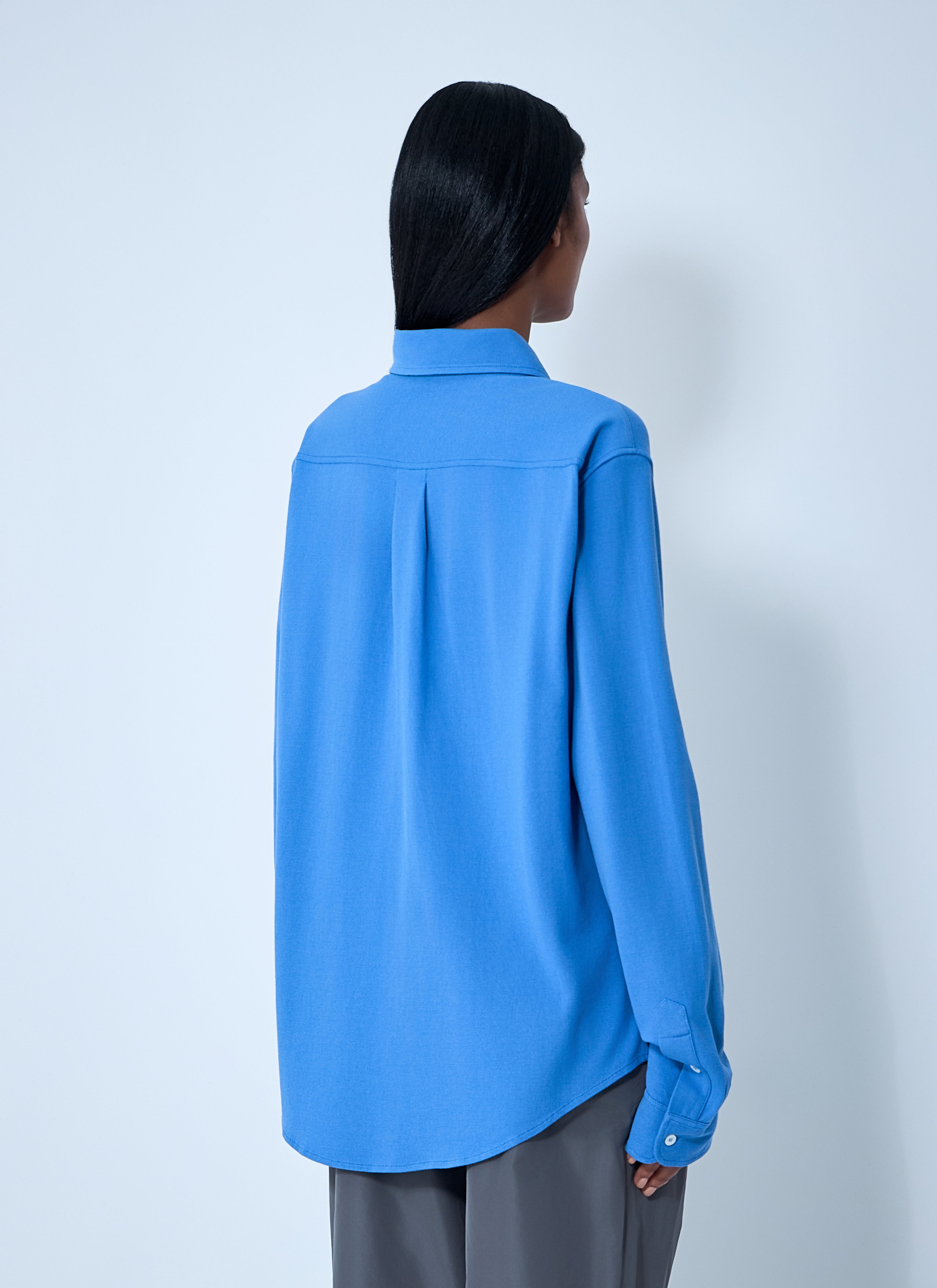 Miu Miu Women Logo Motif Shirt - 4