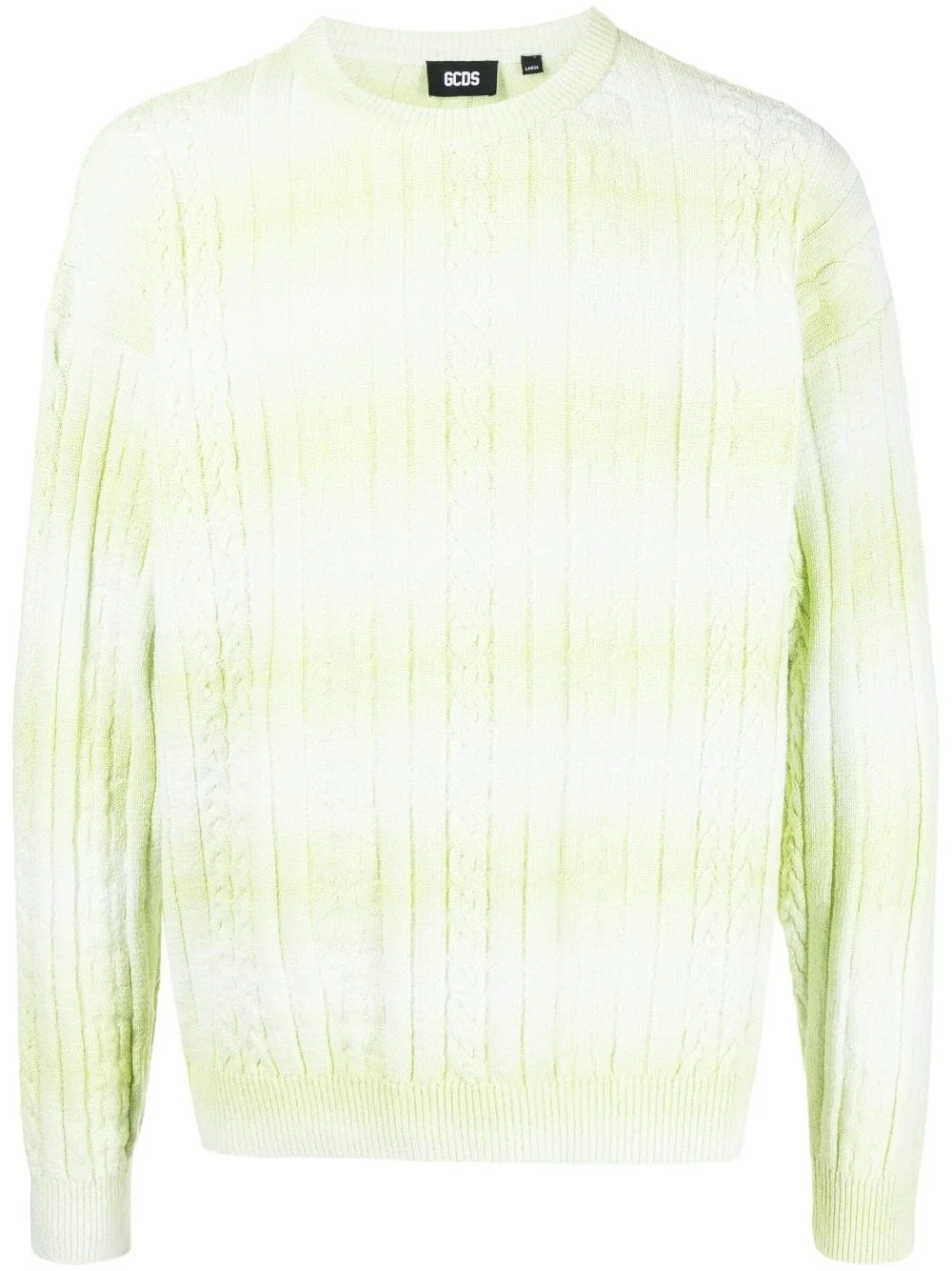 braid-detailed cotton sweatshirt - 1