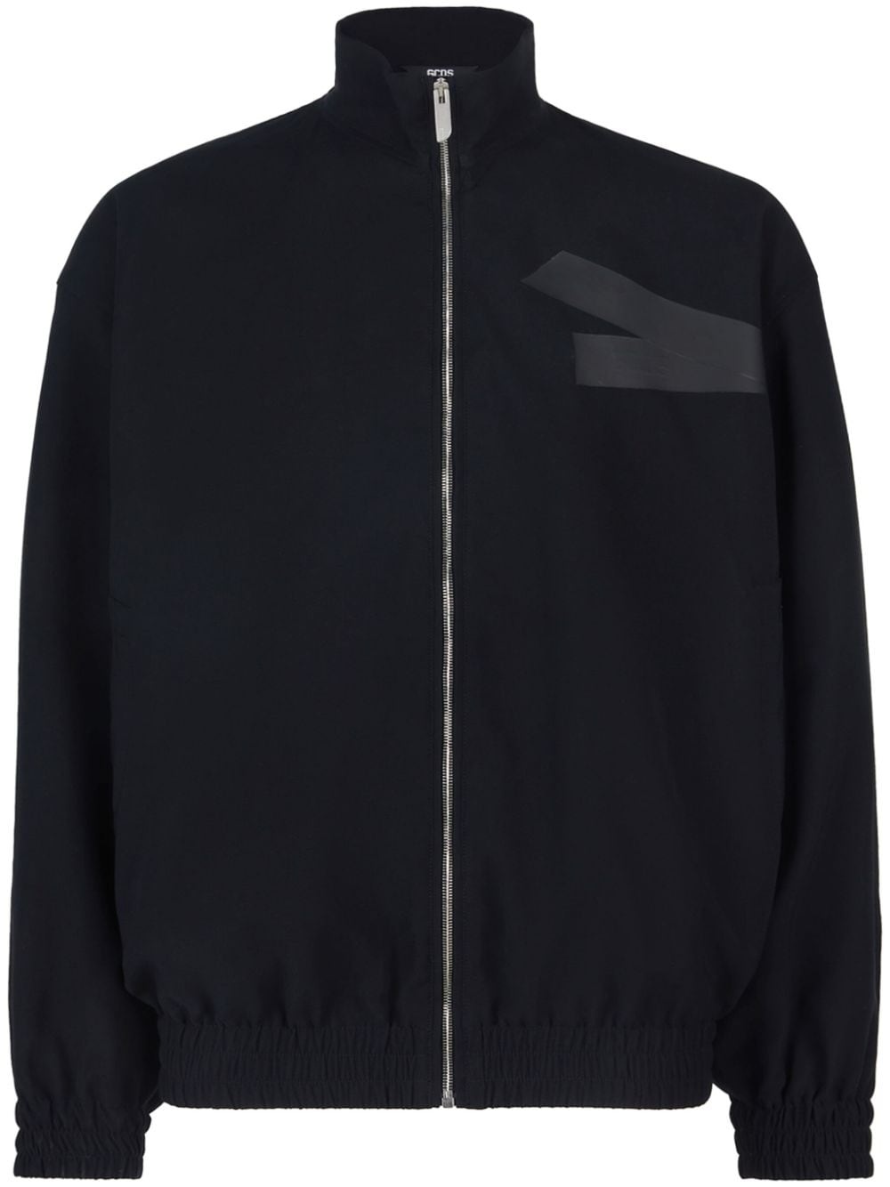 logo-tape bomber jacket - 1