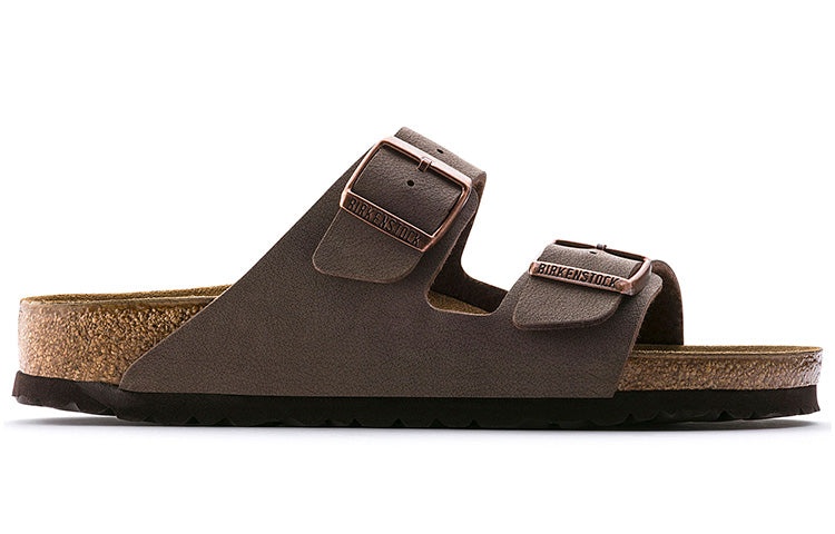 Birkenstock Arizona Birko-Flor Nubuck Sandals 'Mocha' 0151181 - 2
