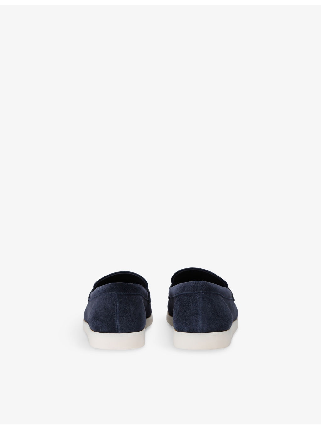 Saddle Penny Slip-On Suede Loafers - 4