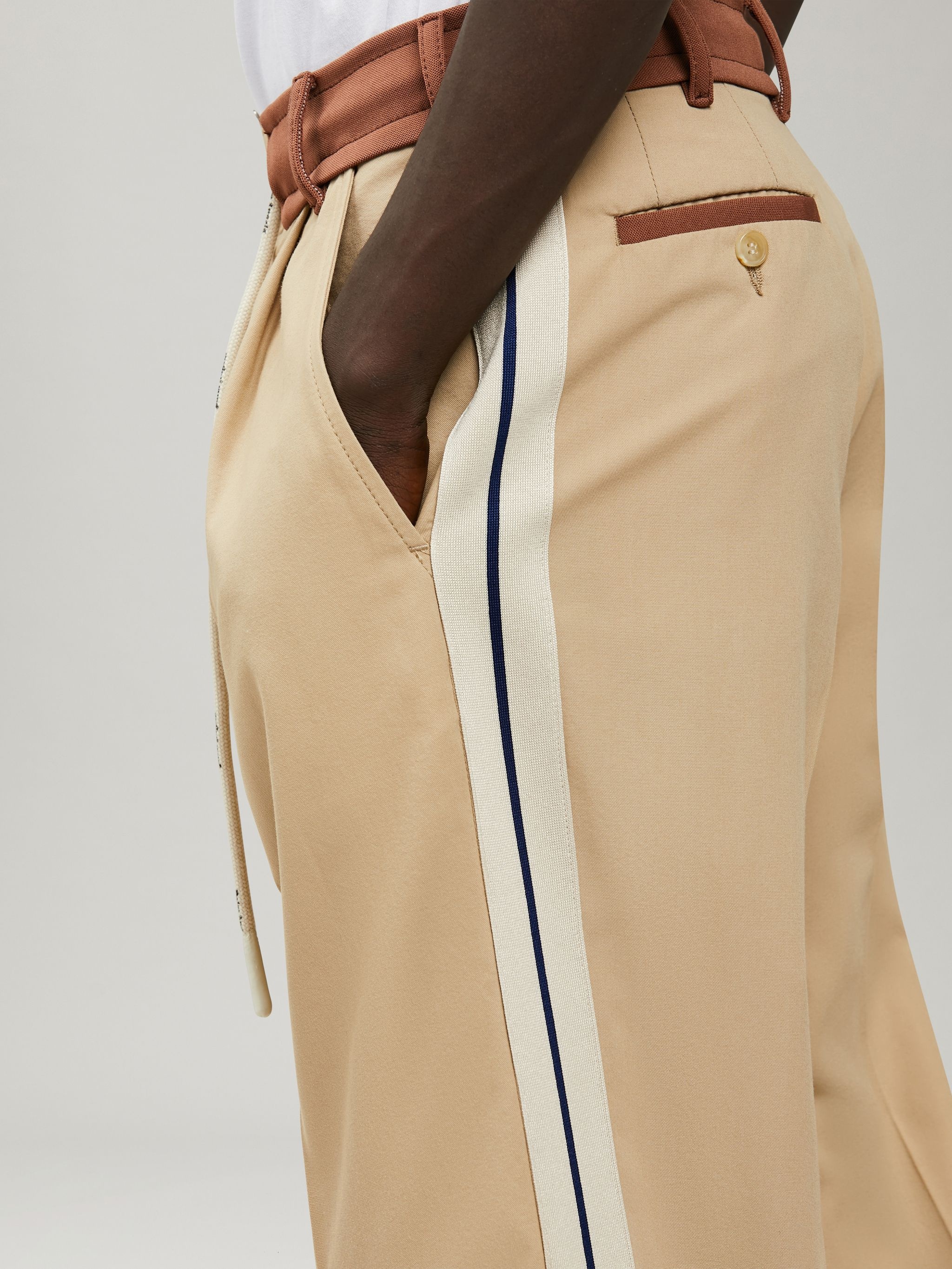 TRACK BELT PANTS - 6