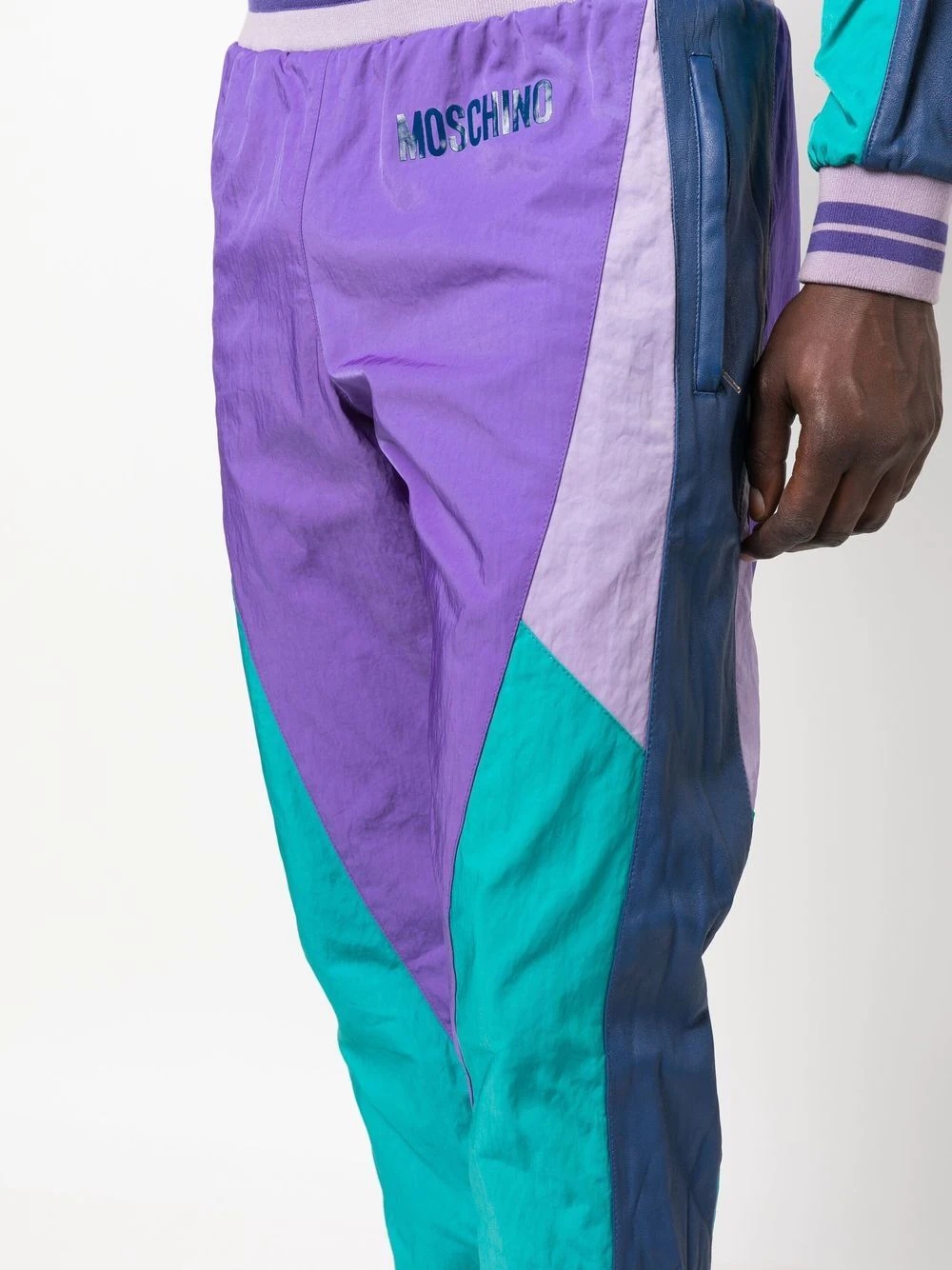 colour-block panelled track pants - 5