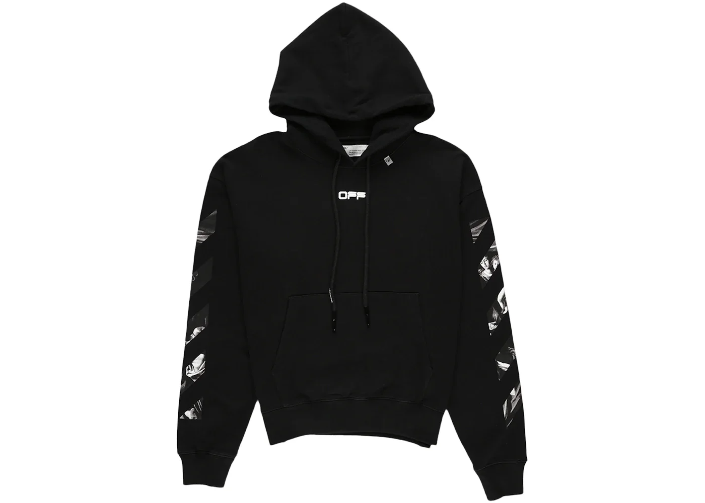 OFF-WHITE Caravaggio Square Over Hoodie Black/Multicolor - 1