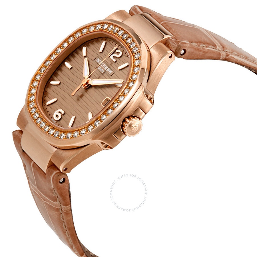 Patek Philippe Nautilus 18kt Rose Gold Diamond Ladies Watch 7010R-012 - 2