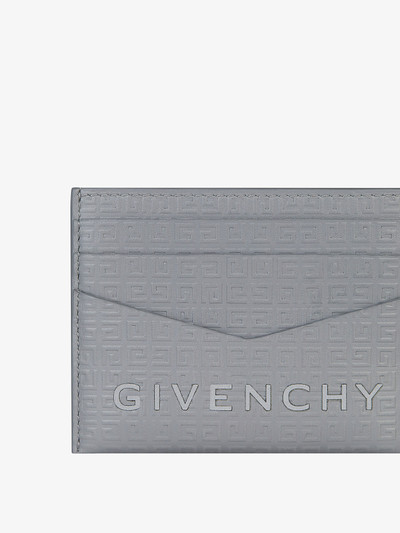 Givenchy GIVENCHY CARD HOLDER IN 4G MICRO LEATHER outlook