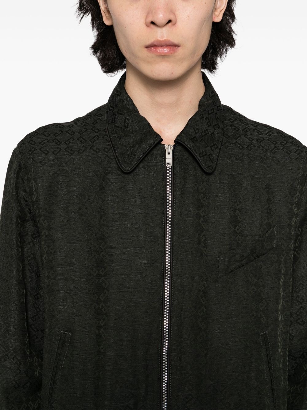 monogram jacket - 5