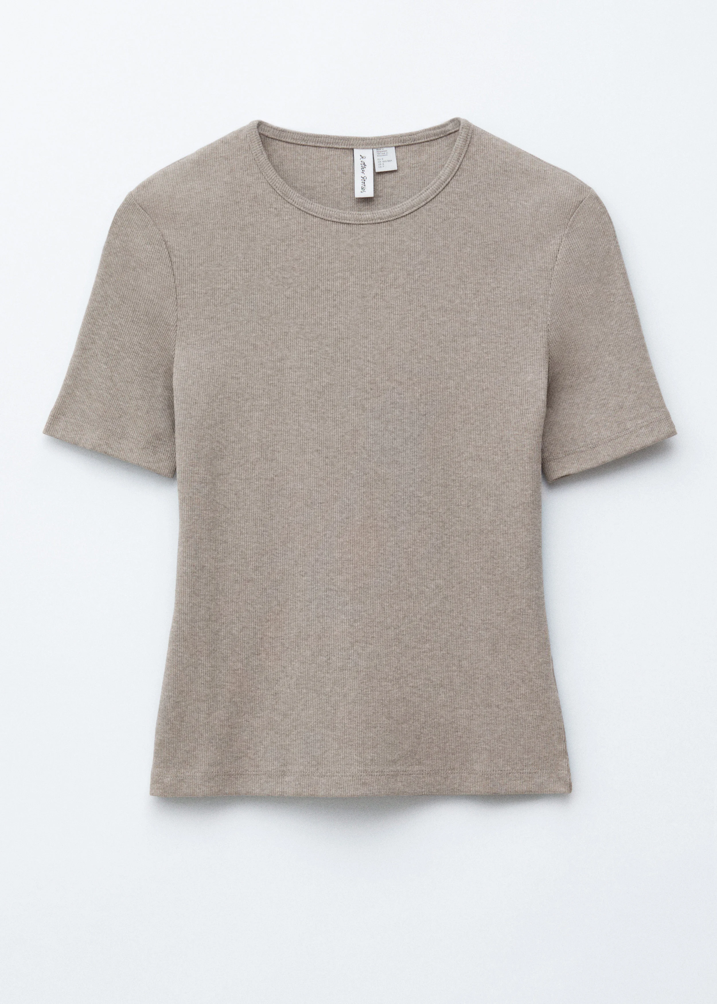 Ribbed T-Shirt - 1