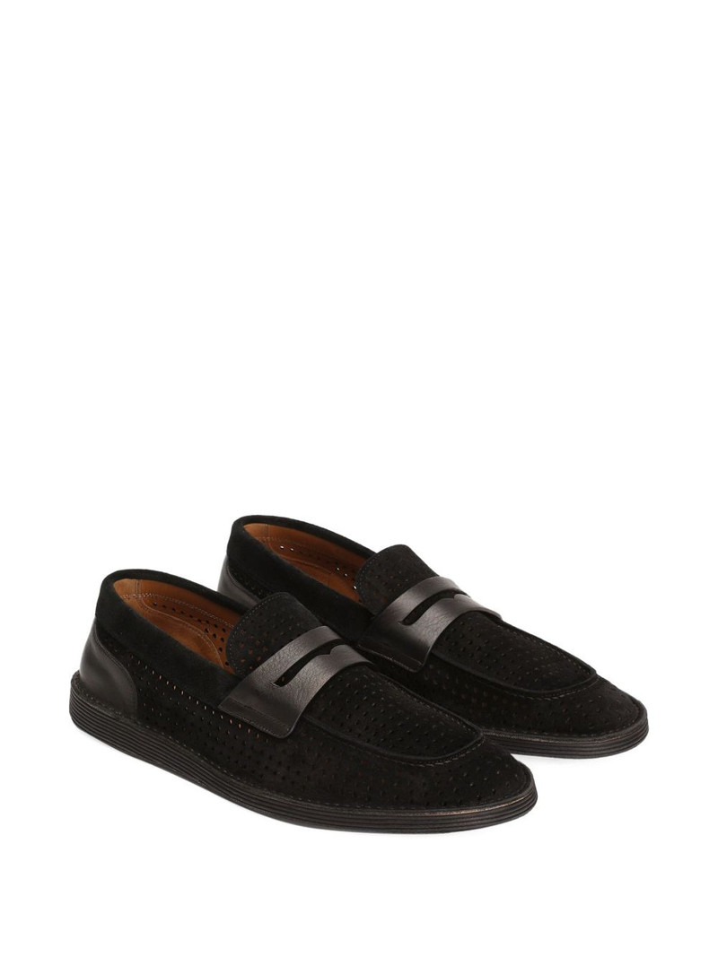 Dolce & Gabbana perforated loafers outlook