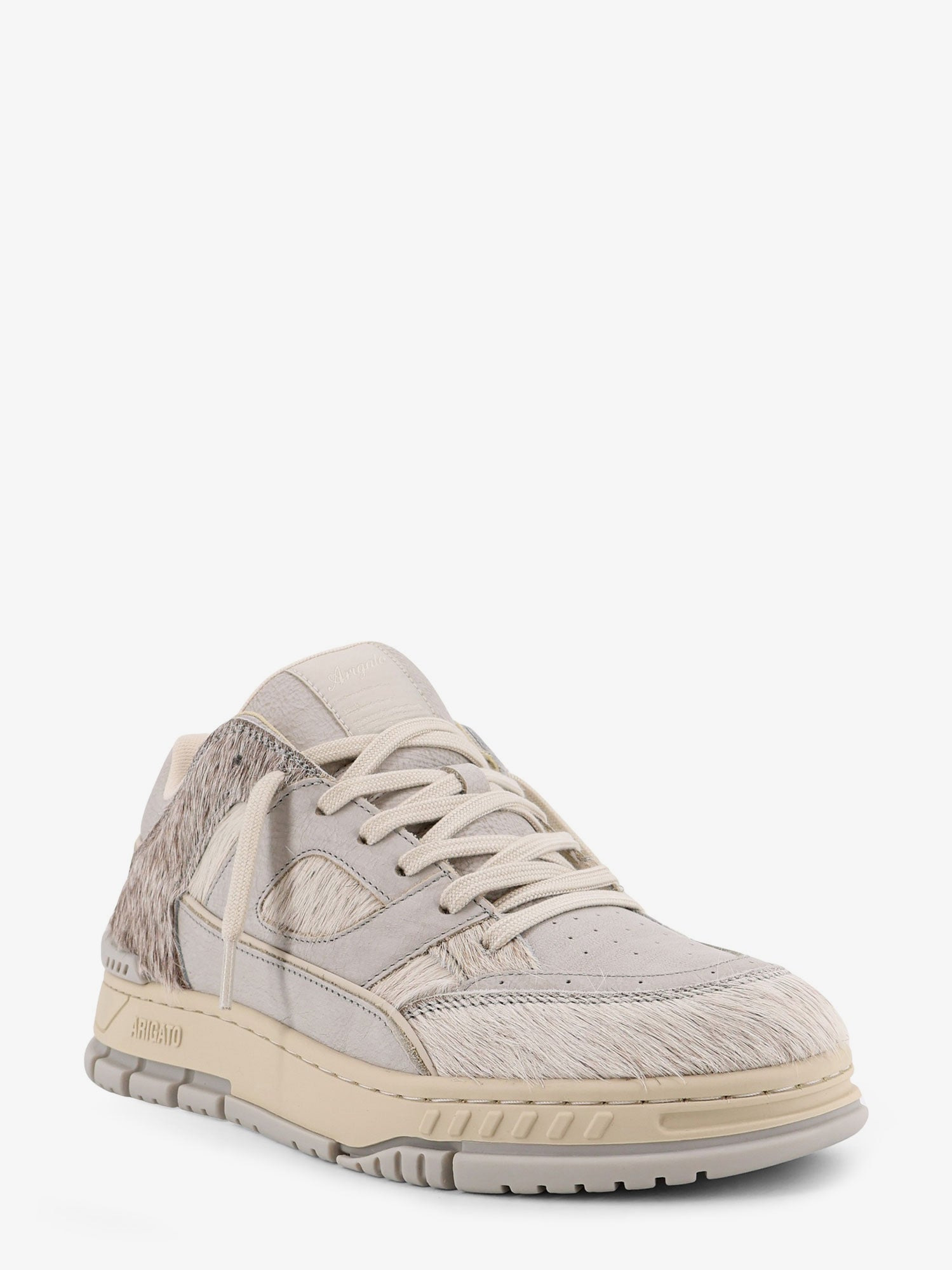 Axel Arigato Men Area Lo Ponyskin And Suede Low-Top Sneakers - 2