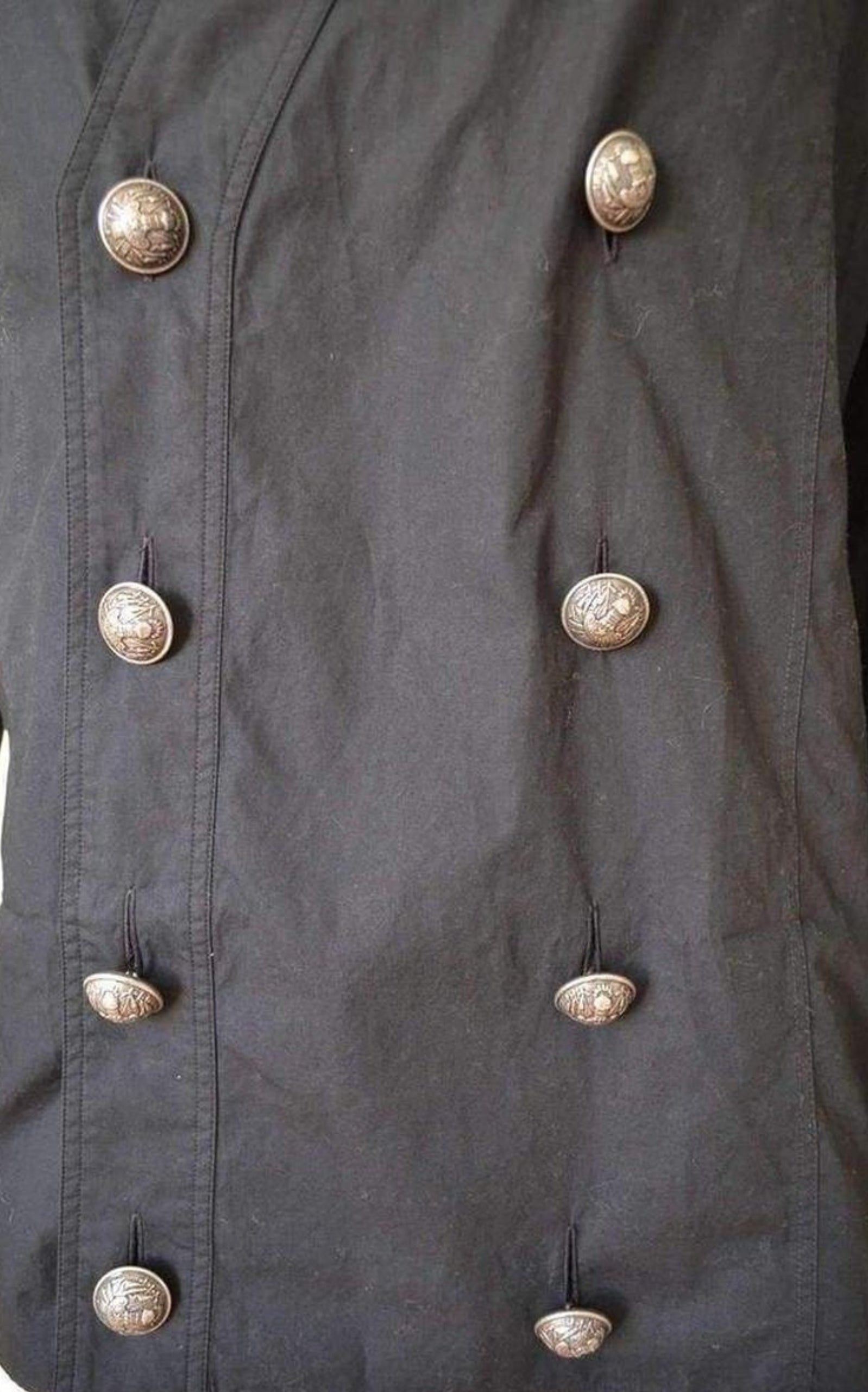 Black Shirt Double-breasted Jacket - 3