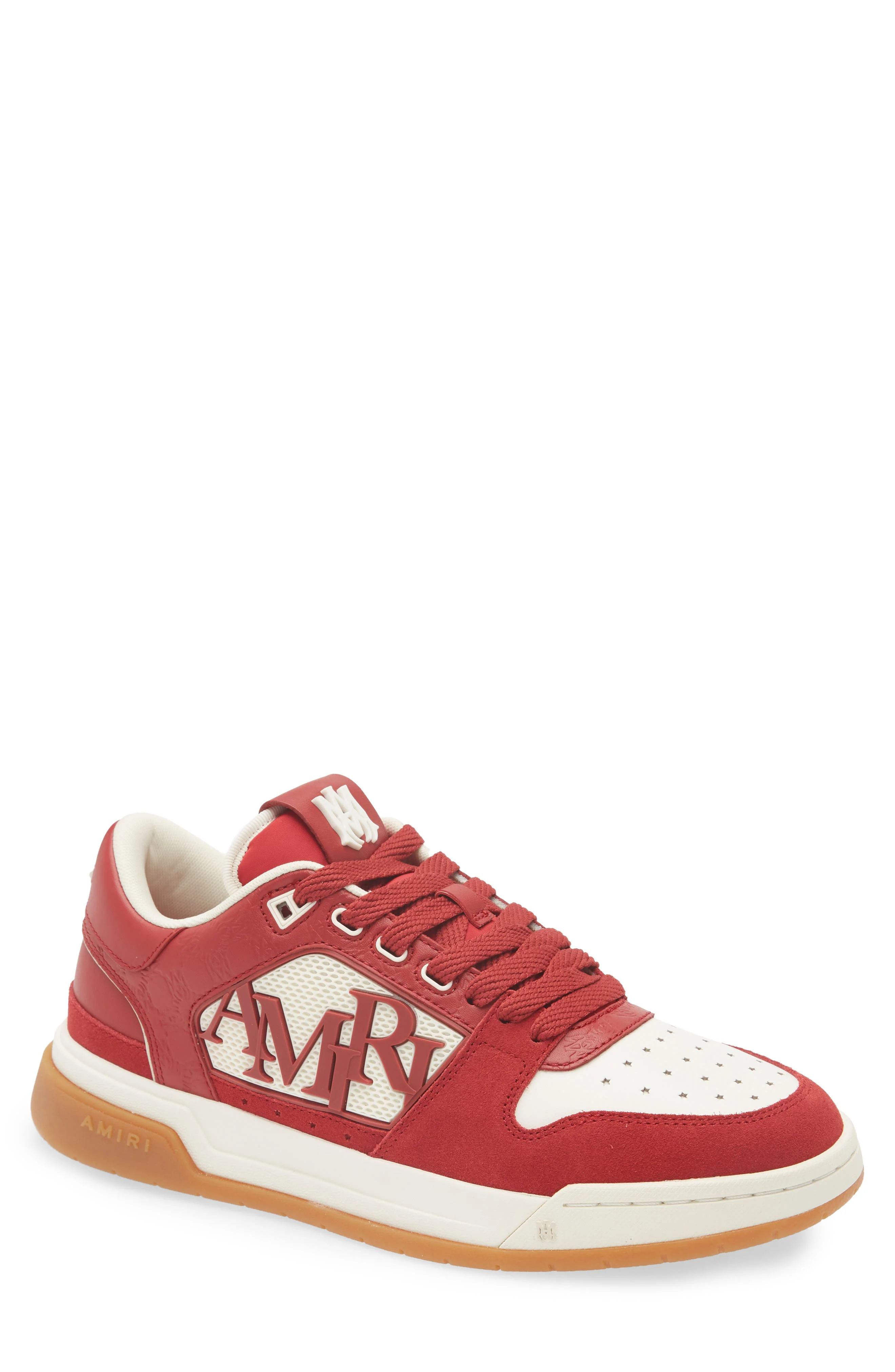 AMIRI Classic Low Top Sneaker in Red Rose at Nordstrom - 1