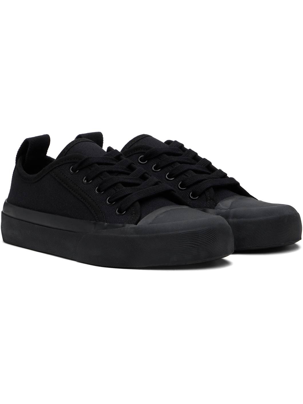 Navy Byrd Canvas Sneakers - 4