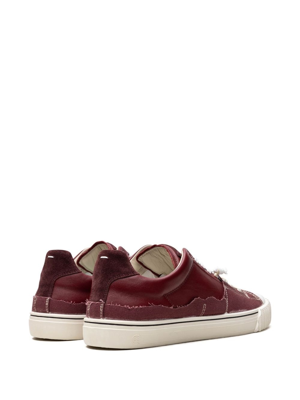 low-top "Burgandy" sneakers - 3