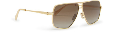 CELINE Metal frame 25 sunglasses in metal with polarized lenses outlook