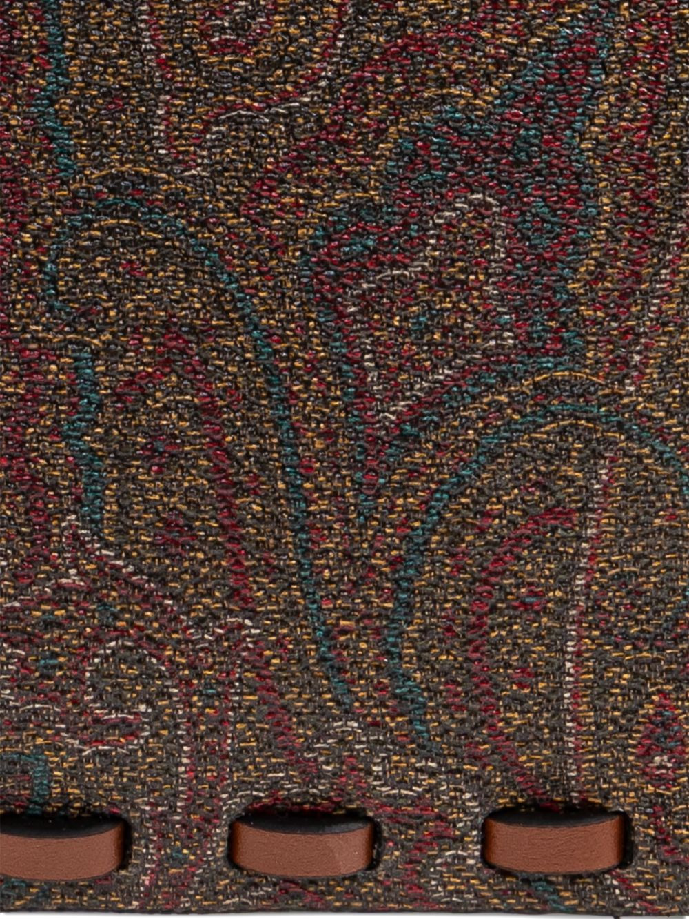 paisley-pattern stitched tote bag - 4