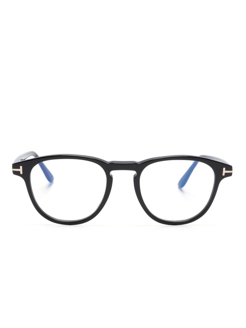 logo-plaque square-frame glasses 1