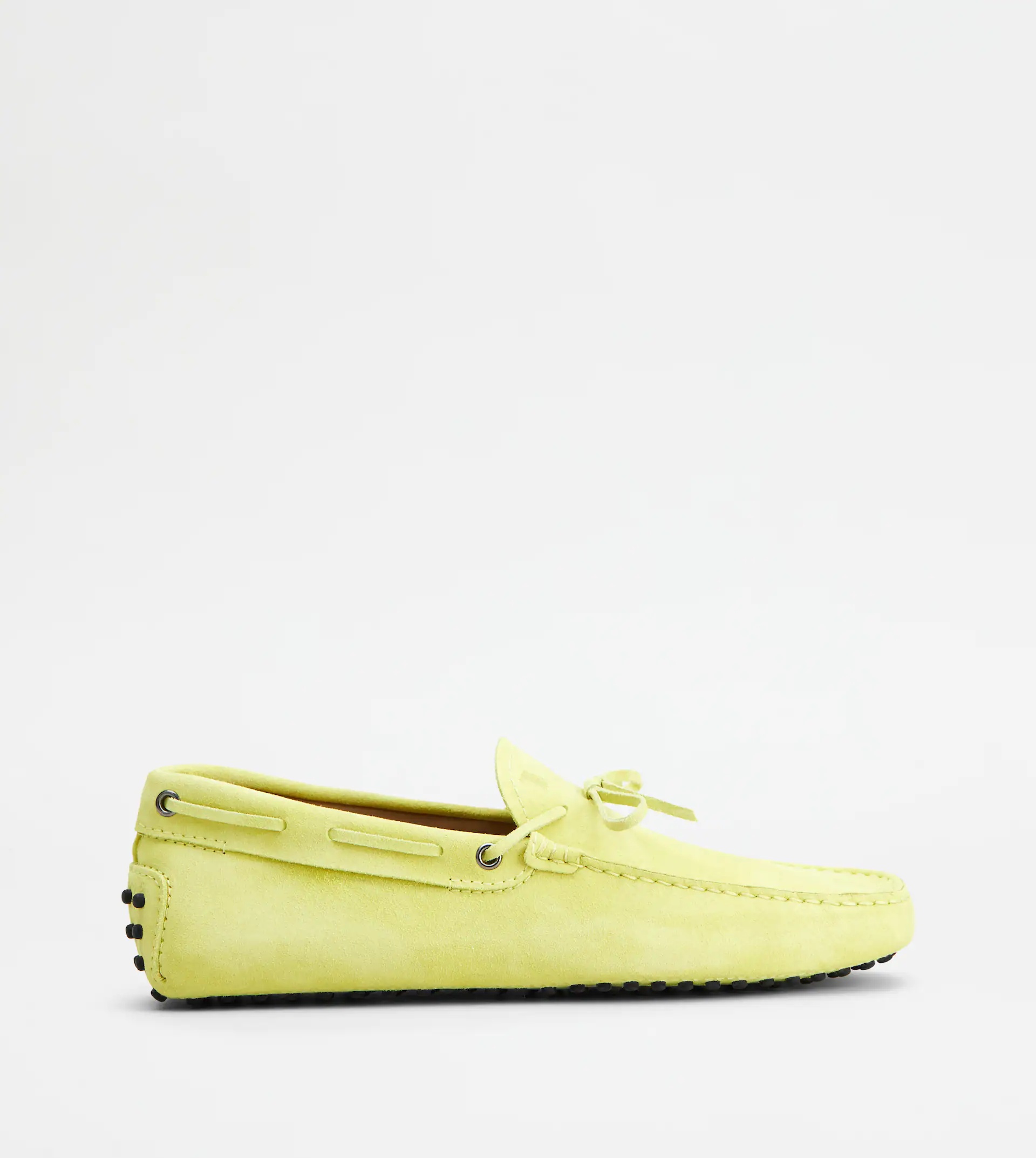 GOMMINO DRIVING SHOES IN SUEDE - YELLOW - 1