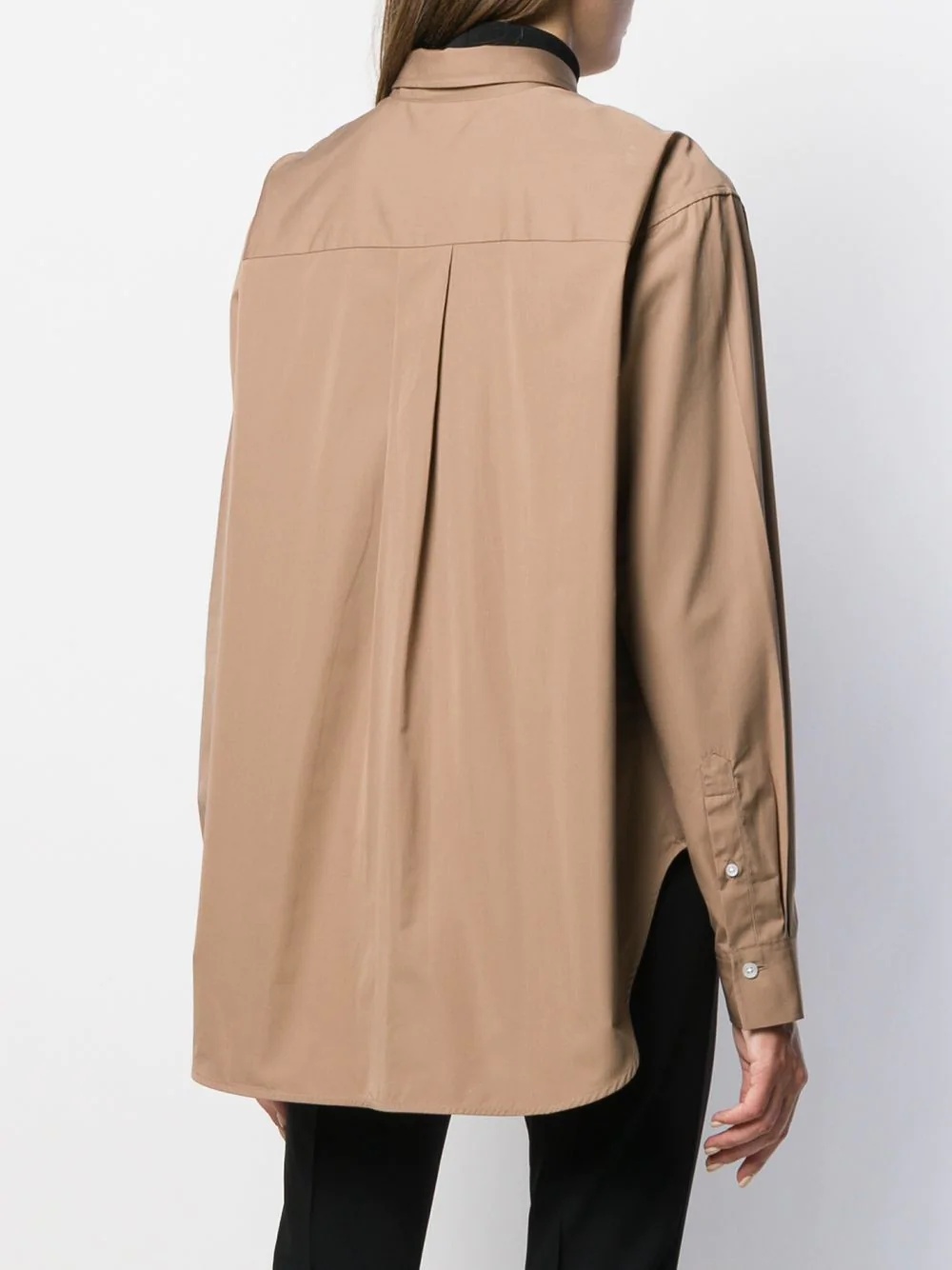 oversized long sleeve shirt - 4