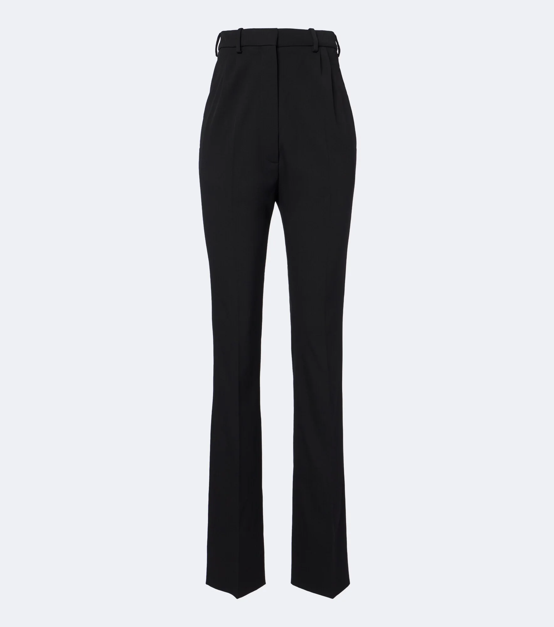 Wool straight pants - 1