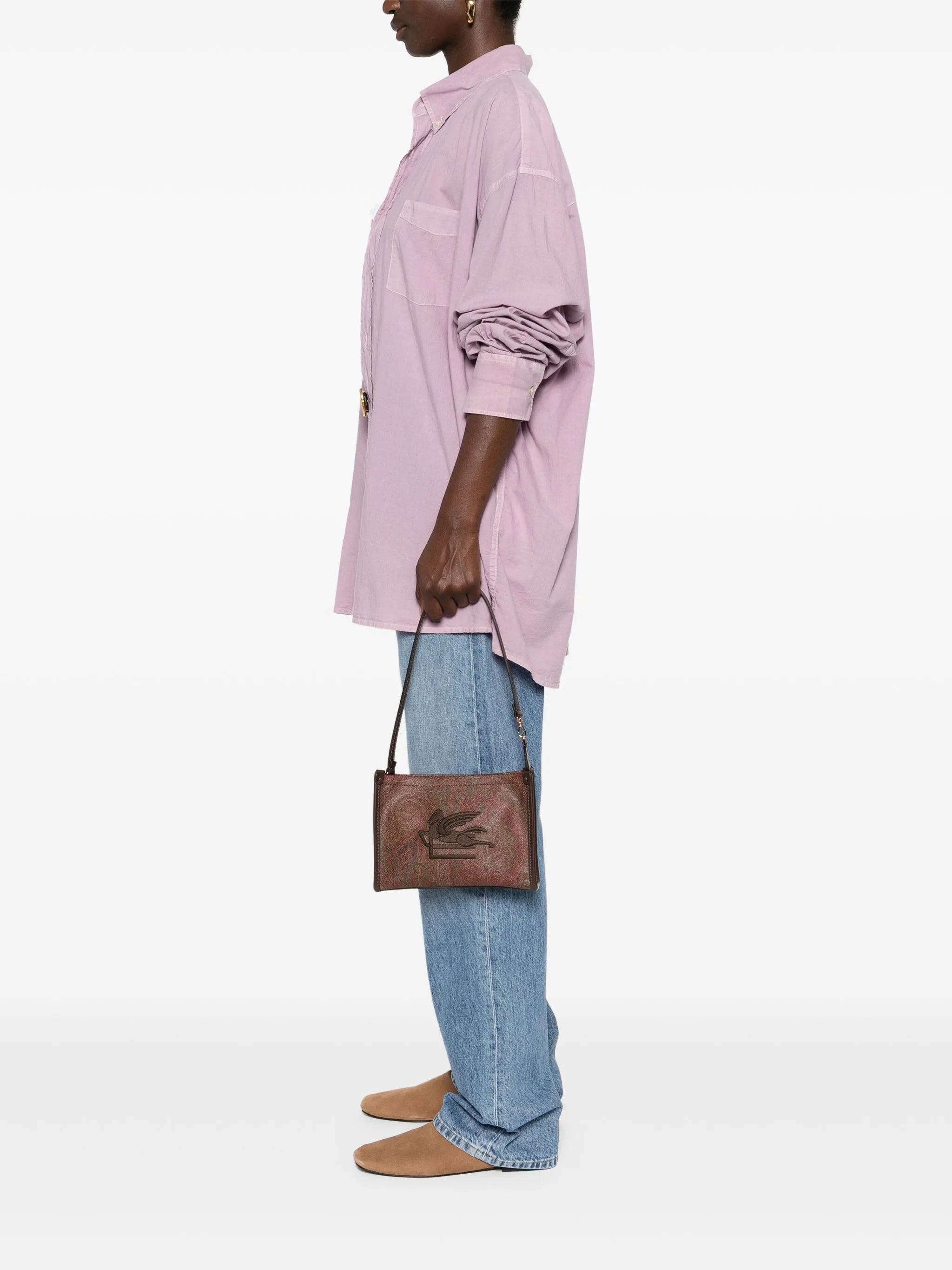Etro Pegaso-embroidered Paisley-print Tote Bag - 4