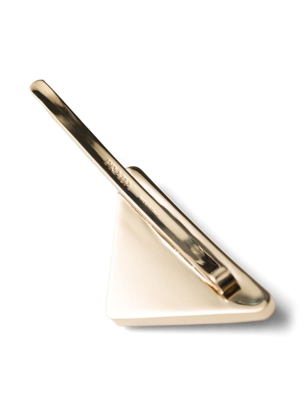 logo-engraved triangle hair clips - 2