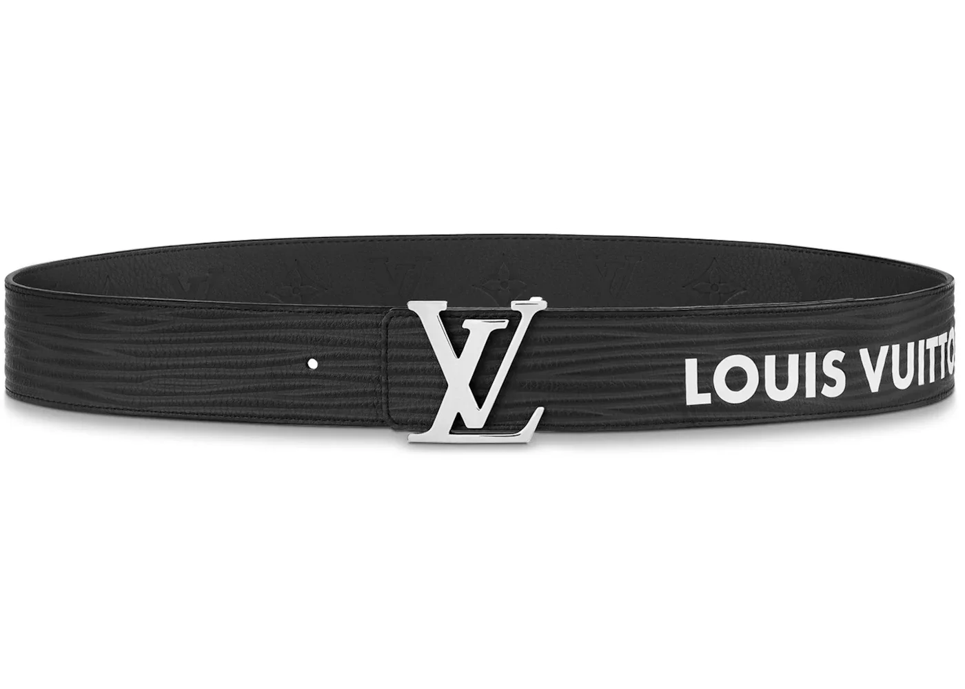 Louis Vuitton LV Initials 40mm Reversible Belt Black/Eclipse - 1