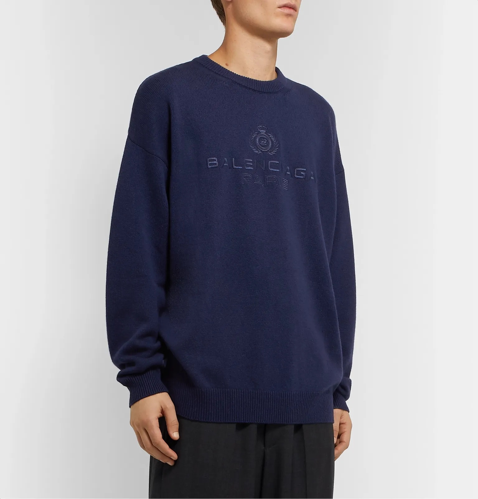 Logo-Embroidered Cashmere Sweater - 4