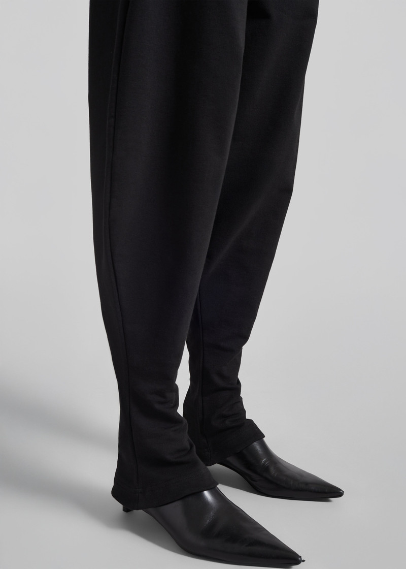 Bercy Curved Jersey Joggers - Black 5