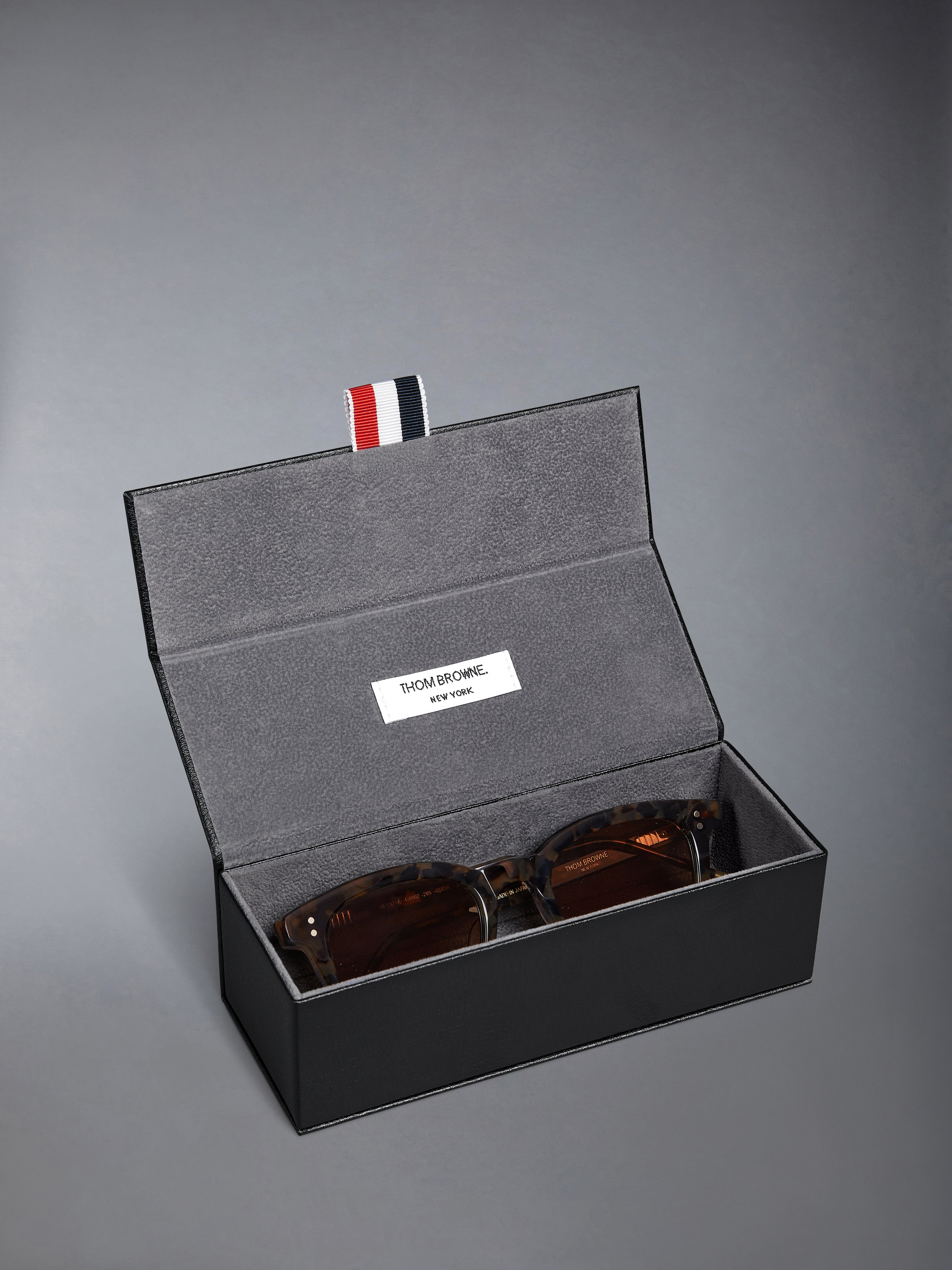 TOKYO TORTOISE ACETATE RECTANGULAR SUNGLASSES - 8