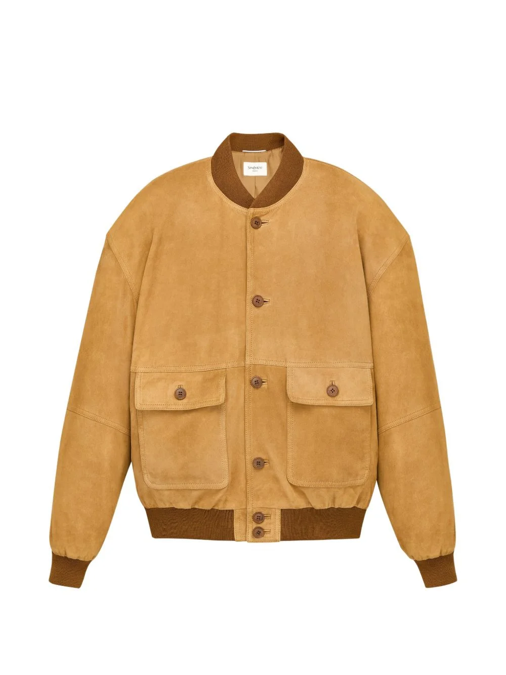 suede bomber jacket - 1
