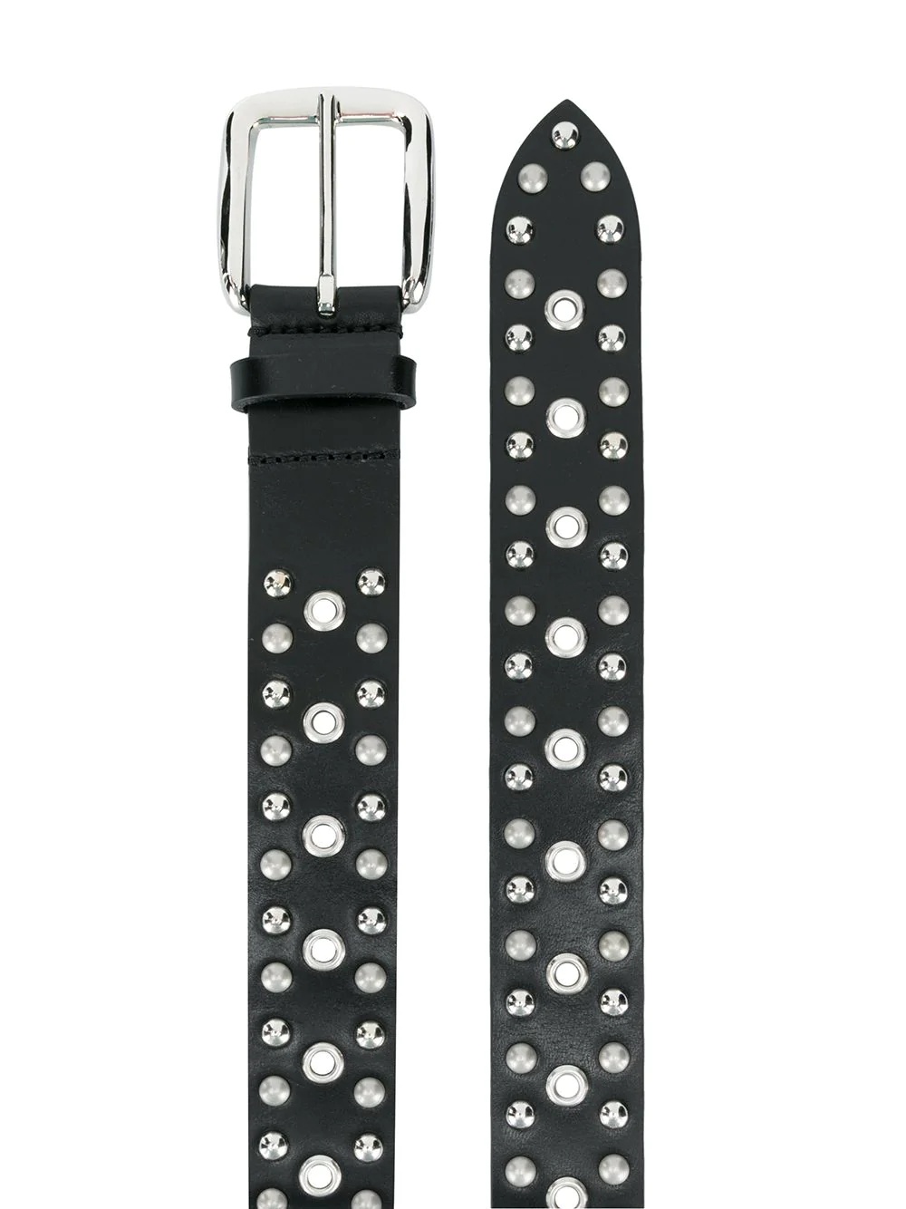 grommet-embellished belt - 2