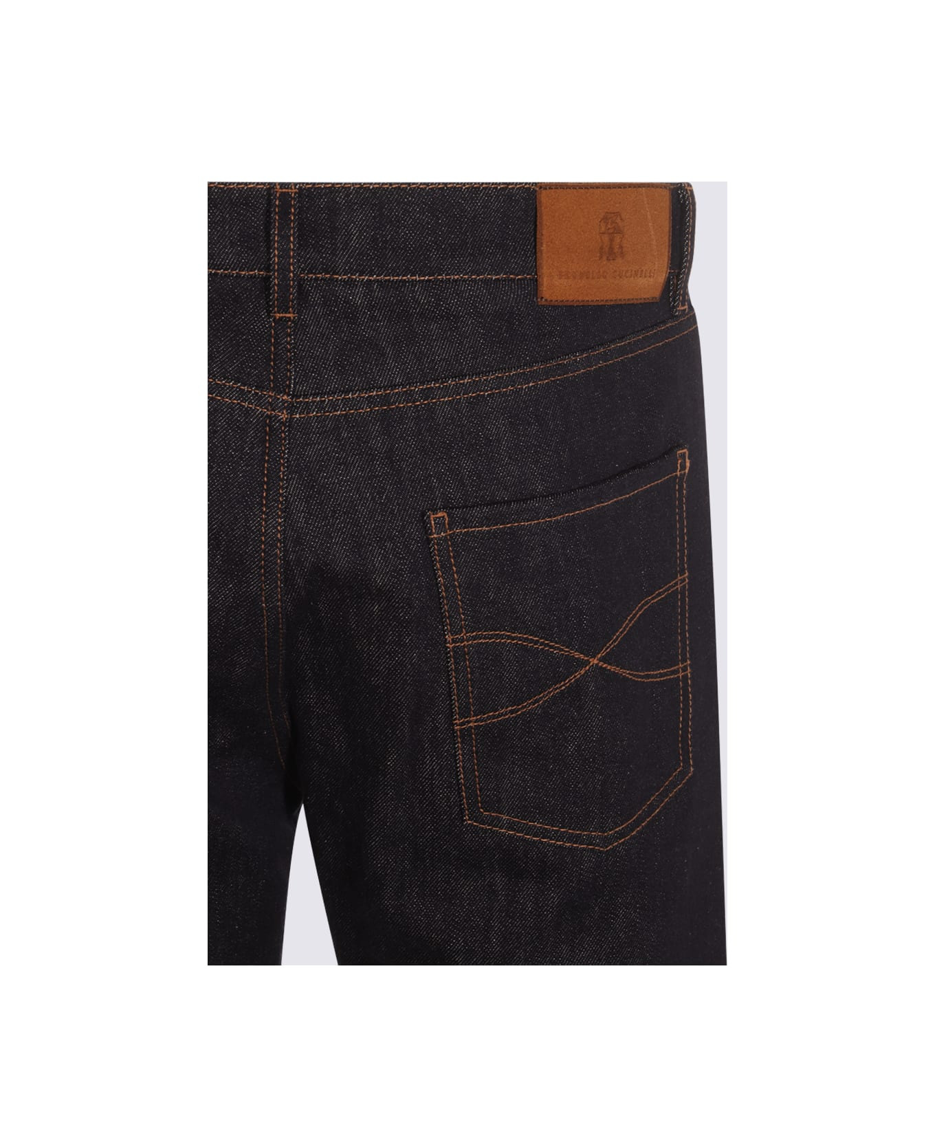 Blue Cotton Jeans - 4